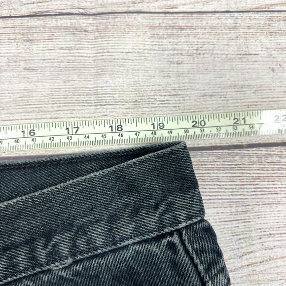 Vintage Anchor Blue Wide Leg Baggy Dark Wash Jeans Cropped Sz 39”x24.5” Men Y2K - Picture 12 of 14